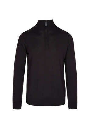 Paolo Pecora zip-collar sweater - Brown