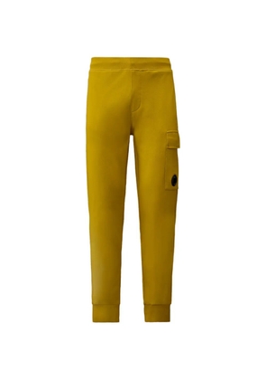 C.P. Company Diagonal Raised cargo-pocket cotton track pants - Yellow