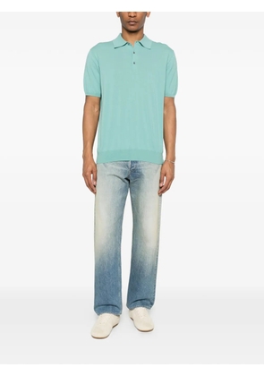 Della Ciana buttoned short-sleeve polo shirt - Green