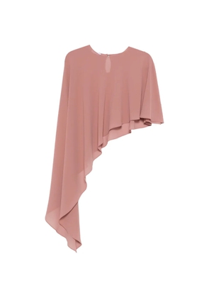 Patrizia Pepe asymmetric poncho - Pink