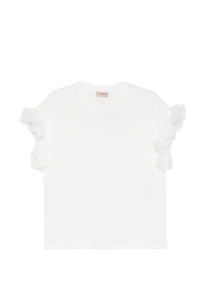 TWINSET ruffled T-shirt - White