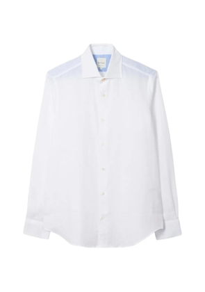 Paul Smith slim-fit linen shirt - White