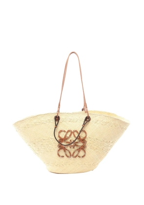 Loewe Pre-Owned 2010-2026 Large Anagram Basket Bag tote bag - Brown