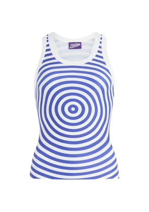 Jean Paul Gaultier The Blue Target tank top