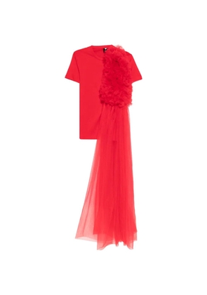Alchemy tulle ruffled T-shirt - Red
