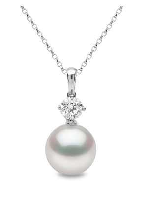 Yoko London 18kt white gold Classic South Sea pearl and diamond necklace - Silver