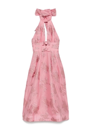 Rebecca Vallance floral-embroidered dress - Pink