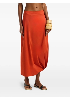 Liviana Conti Faede gathered skirt - Orange