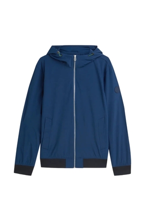 Scotch & Soda softshell zip-up hooded jacket - Blue