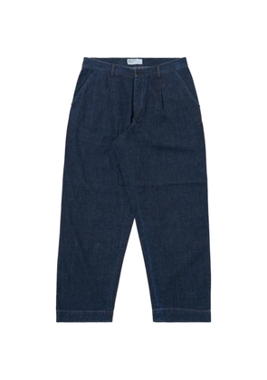 Universal Works Duke pleat-detail jeans - Blue