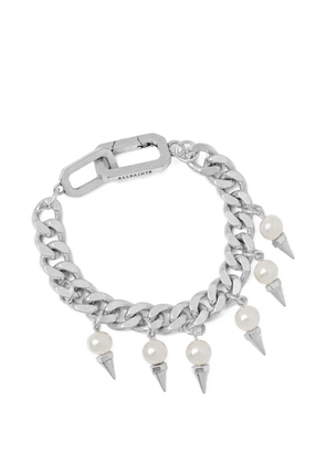 AllSaints pearl spike chain bracelet - Silver