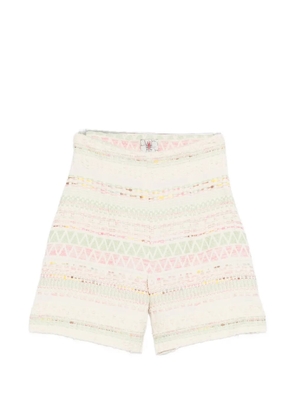 Bye geometric shorts - Neutrals