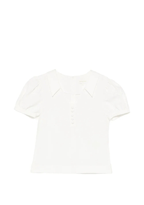 SHUSHU/TONG puff-sleeve blouse - White