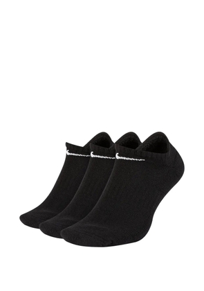 Nike cushioned everyday socks(set of three) - Black