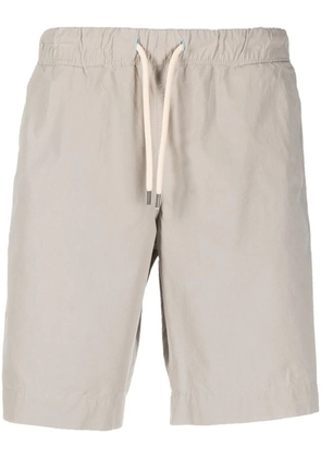 PS Paul Smith drawstring-waist organic cotton shorts - Grey
