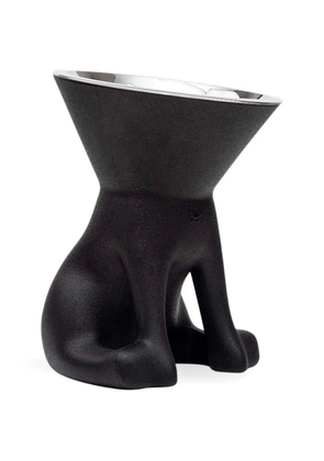 Slide seated-dog bowl - Black