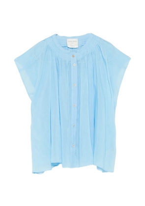 Forte Forte gathered-detail blouse - Blue