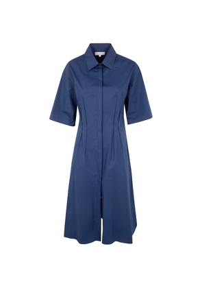 Antonelli short-sleeve button-up shirt dress - Blue