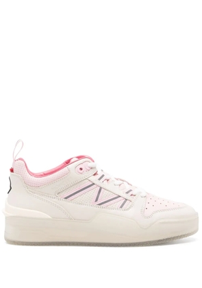 Moncler Pivot panelled leather sneakers - Pink