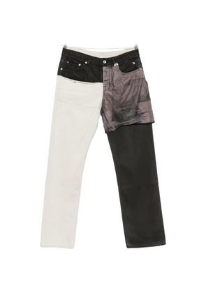 Rick Owens DRKSHDW patchwork denim jeans - Neutrals