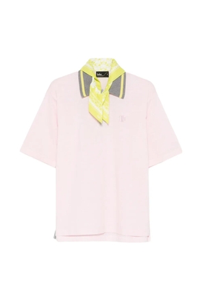 Kolor logo-embroidered polo shirt - Pink