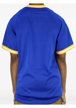 Mitchell & Ness buttoned T-shirt - Blue