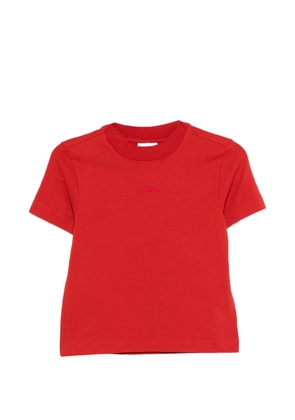 Bellerose Flec logo-embroidery T-shirt - Red