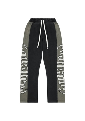 GODSPEED patchwork print track trousers - Black