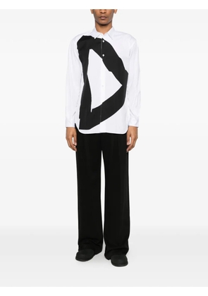 Comme Des Garçons Shirt abstract-print shirt - White