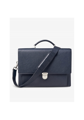 Aspinal Of London City Grained-Leather Messenger Bag