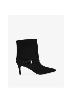 Womens KG Kurt Geiger Trinity Heeled Suede Ankle Boots