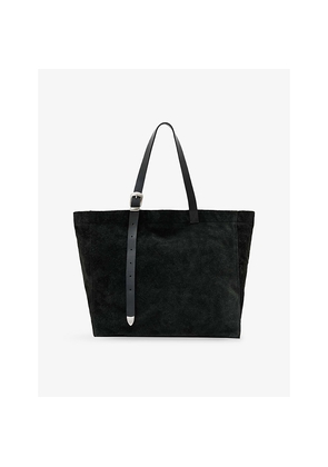 Allsaints Haven Oversized Suede Tote Bag