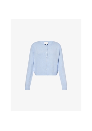 Womens Reformation Clara Round-Neck Cashmere Cardigan