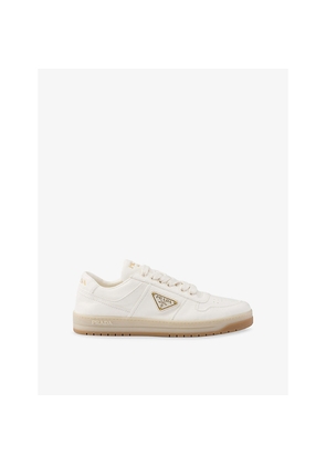 Womens Prada Downtown Nappa Leather Trainers