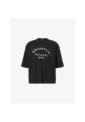 Mens Willy Chavarria Community Center Buffalo Oversized Cotton-Jersey T-Shirt