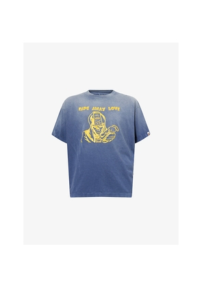 Mens A Bathing Ape General Graphic-Print Cotton T-Shirt