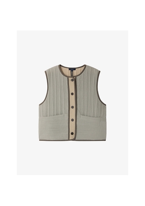 Womens Soeur Hima Quilted Cotton Vest