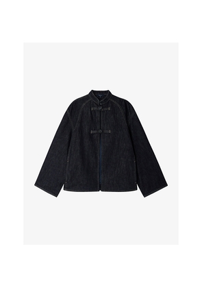 Womens Soeur Iliana Relaxed-Fit Denim Jacket