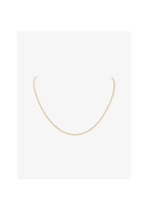 Van Cleef & Arpels Angle Filed Trace Chain 18ct Yellow Gold Necklace