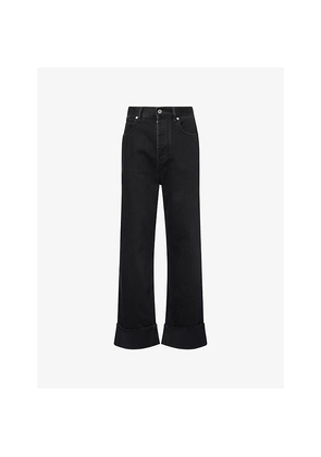 Mens Bottega Veneta Faded Turn-Up Hem Denim Trousers