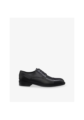 Mens Boss Lace-Up Leather Derby Shoes