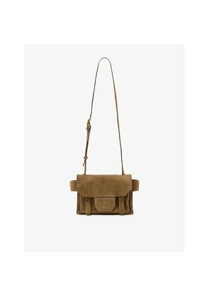 Womens Allsaints Ursa Suede Cross-Body Bag