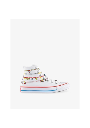 Womens Converse x Hello Kitty All Star Hi Canvas Trainers
