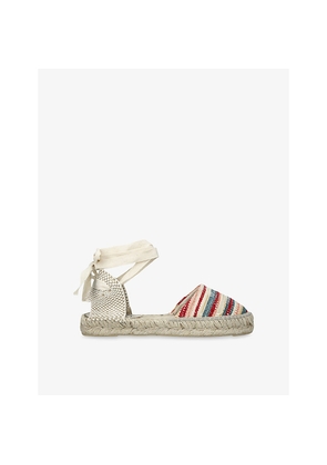 Womens Manebi Hamptons Raffia Espadrilles
