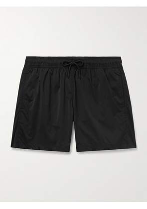 Frescobol Carioca - Salvador Straight-Leg Mid-Length Recycled Swim Shorts - Men - Black - S