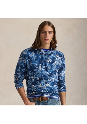 Tropical-Print Jersey Hooded T-Shirt