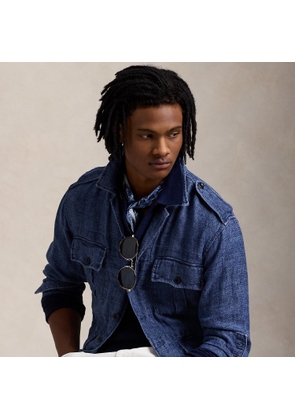 Linen Herringbone Overshirt