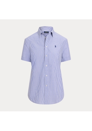 Classic Fit Striped Seersucker Shirt