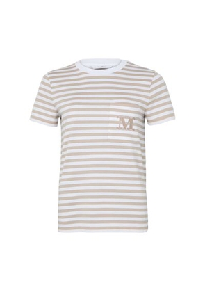 Striped t-shirt with logo