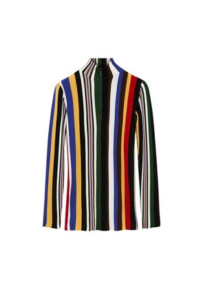 Printed long-sleeved top